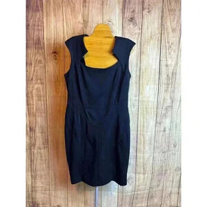 Vince Camuto Black Dress Short Knee Length Women's Size 12